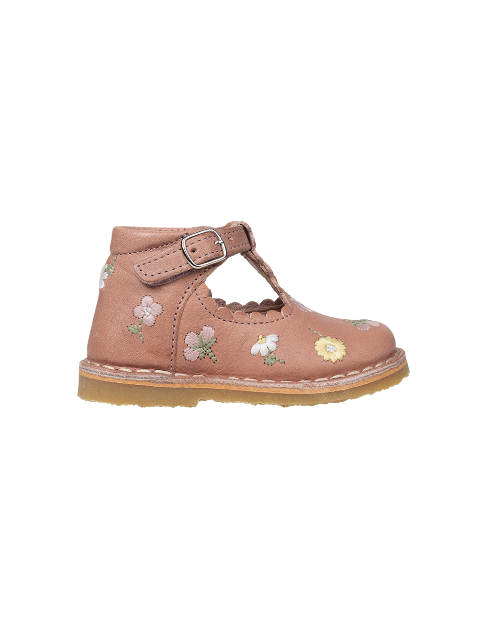 Flower T-Bar Scallop - Old rose