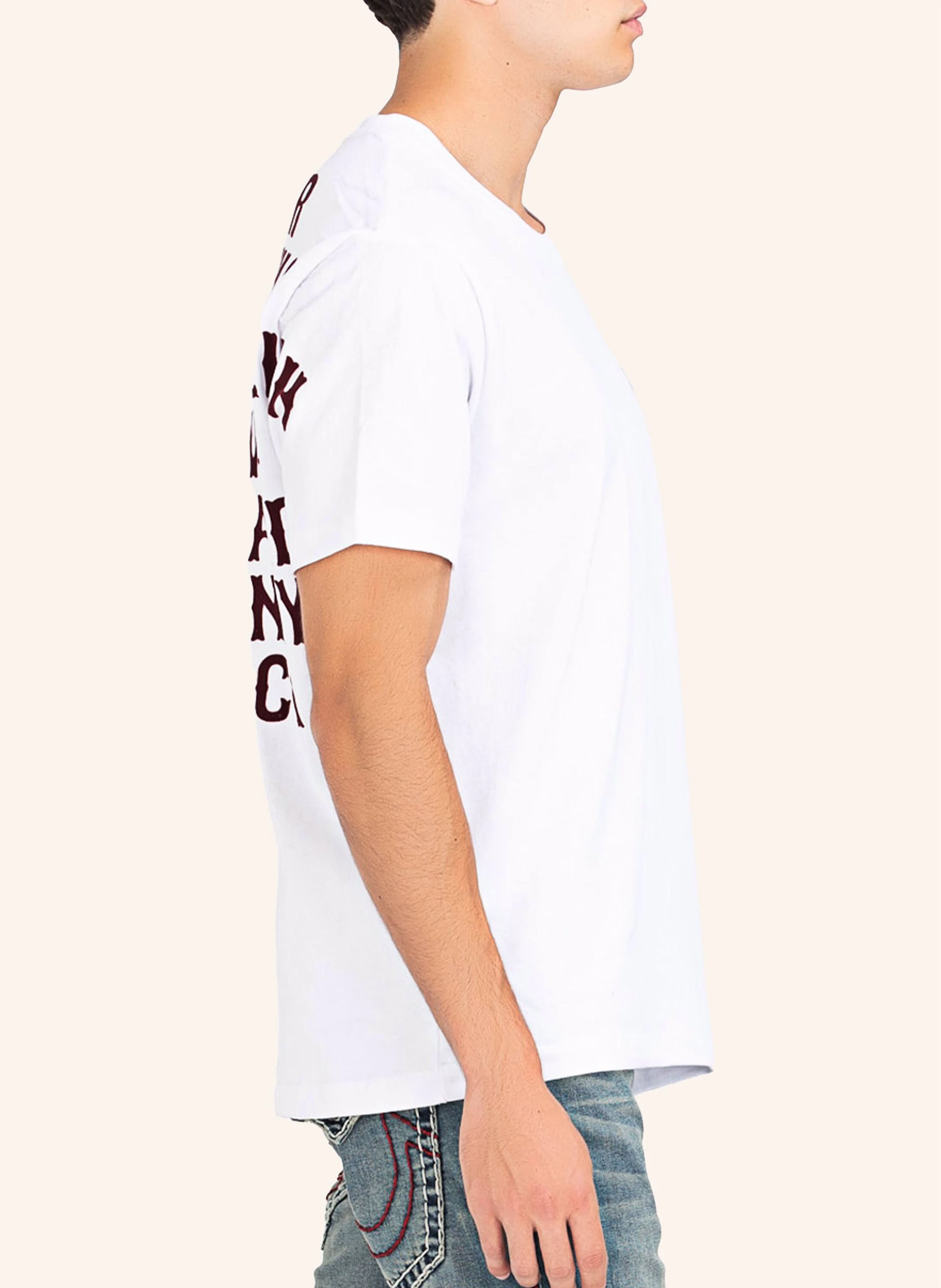 TRUE RELIGION T-Shirt WESTERN FLOCK