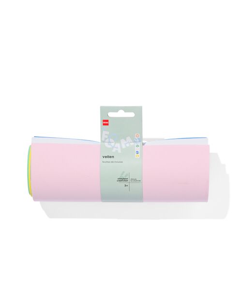6 feuilles mousse
