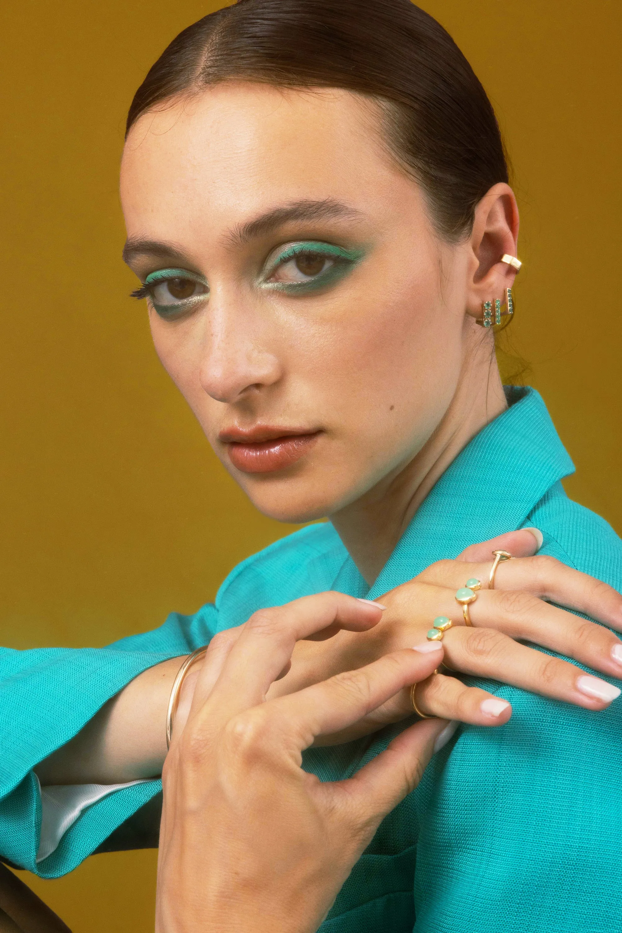 Bague Duo Chlorophylle Gamme Blanche