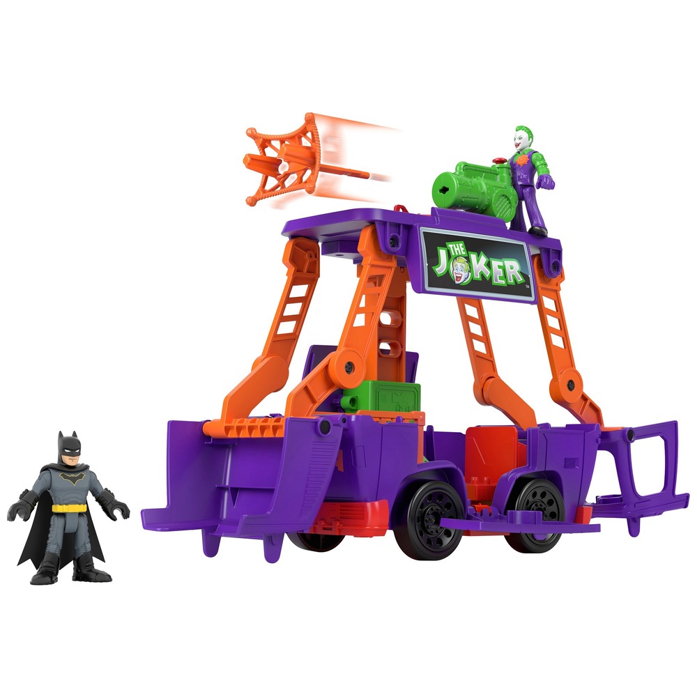 Imaginext DC Super Friends: Joker-Van-Hauptquartier mit Batman- und Joker-Figuren