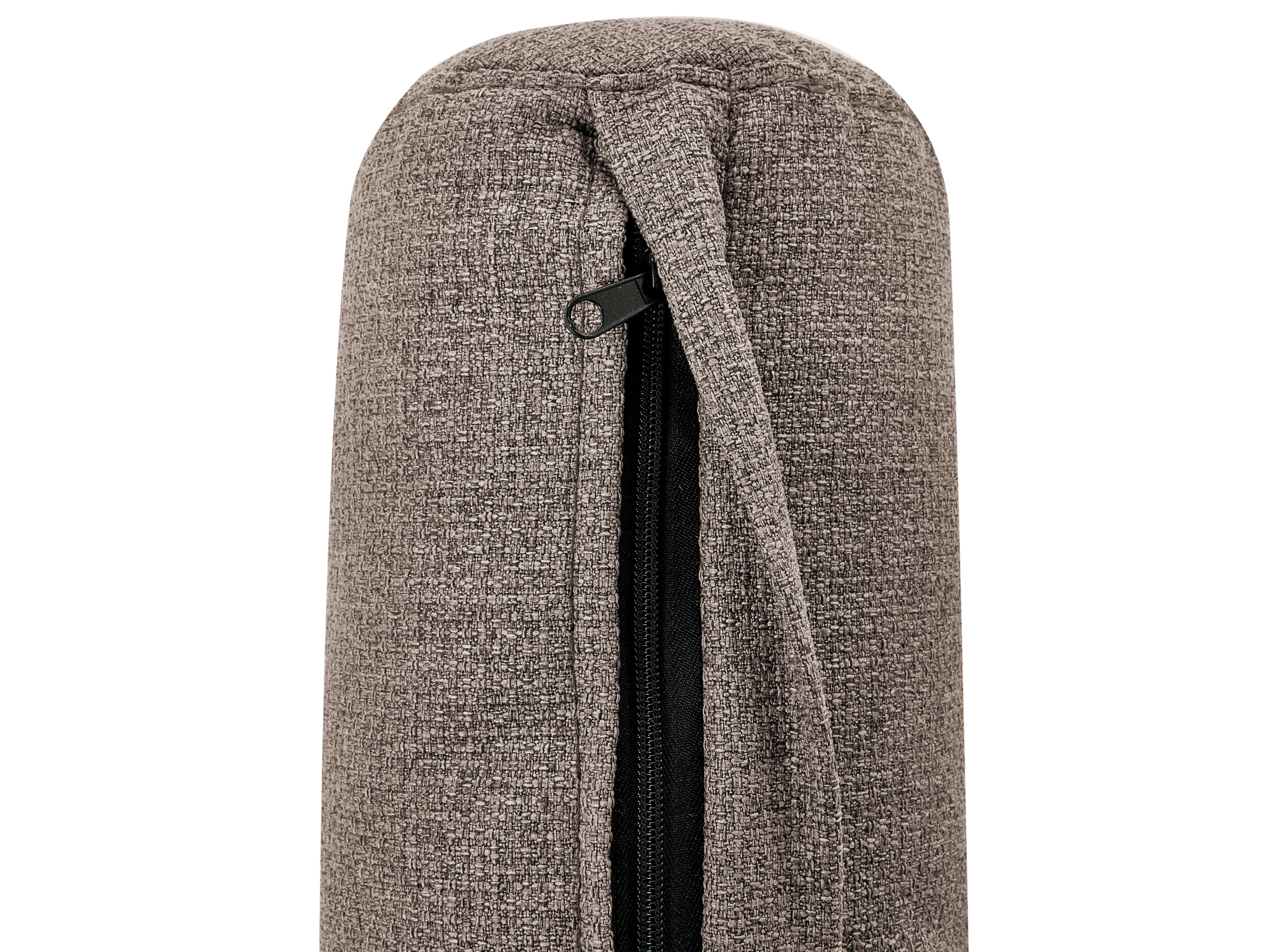 Rechtszijdige chaise longue YVOIRE Stof Taupe