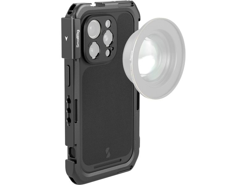 Smallrig Mobile Dual Handheld Kit für iPhone 16 Pro Für professionelle Videoaufnahmen, Live-Streaming und Filmaufnahmen auf Mobilgeräten