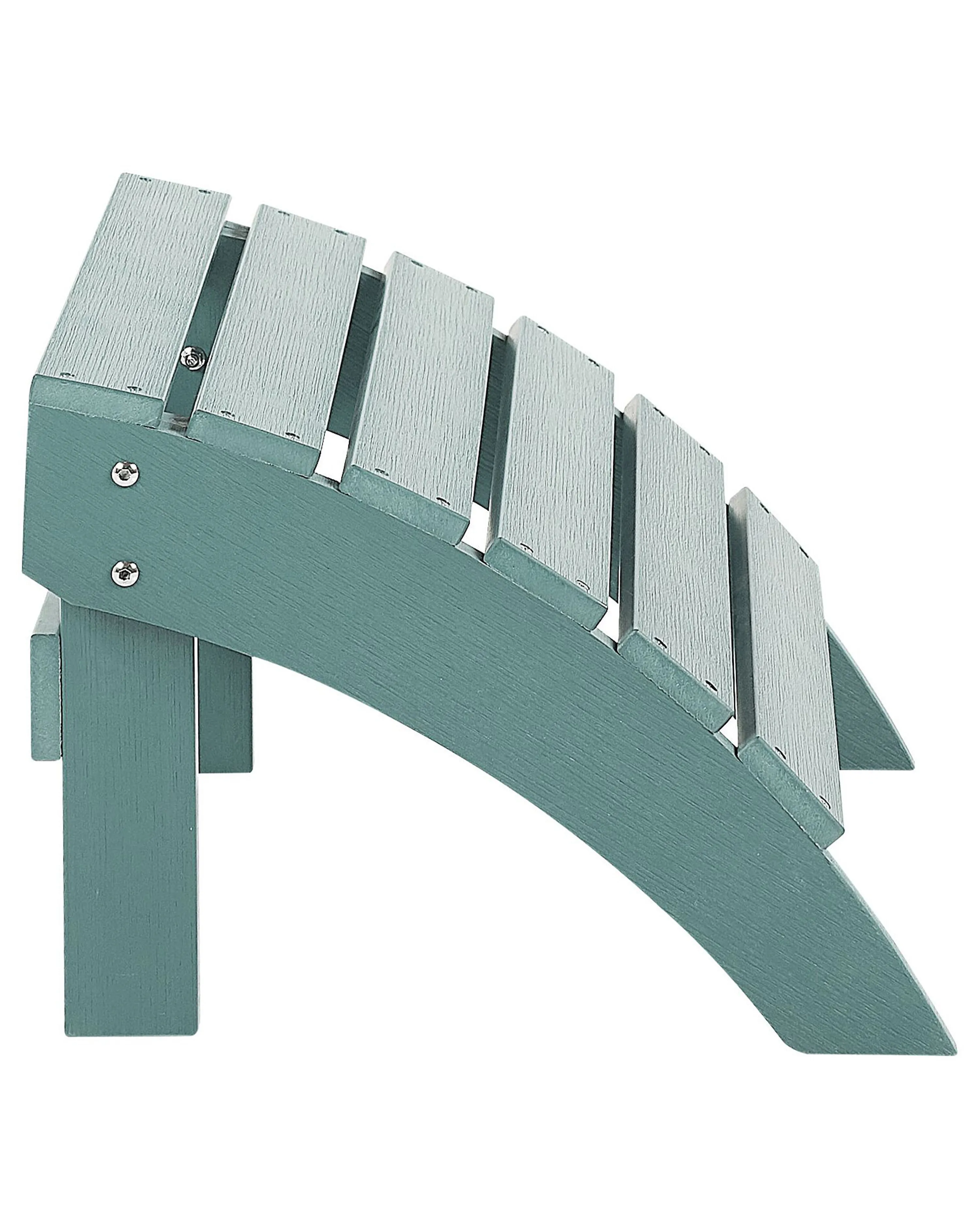 Tuinstoel ADIRONDACK met voetenbank Turquoise