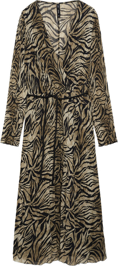 MANGO DRESS. -- AMBER Brown