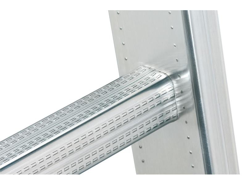 Hailo Anlegeleiter 6 Stufen Leichte und sichere Anlegeleiter für Haus und Garten