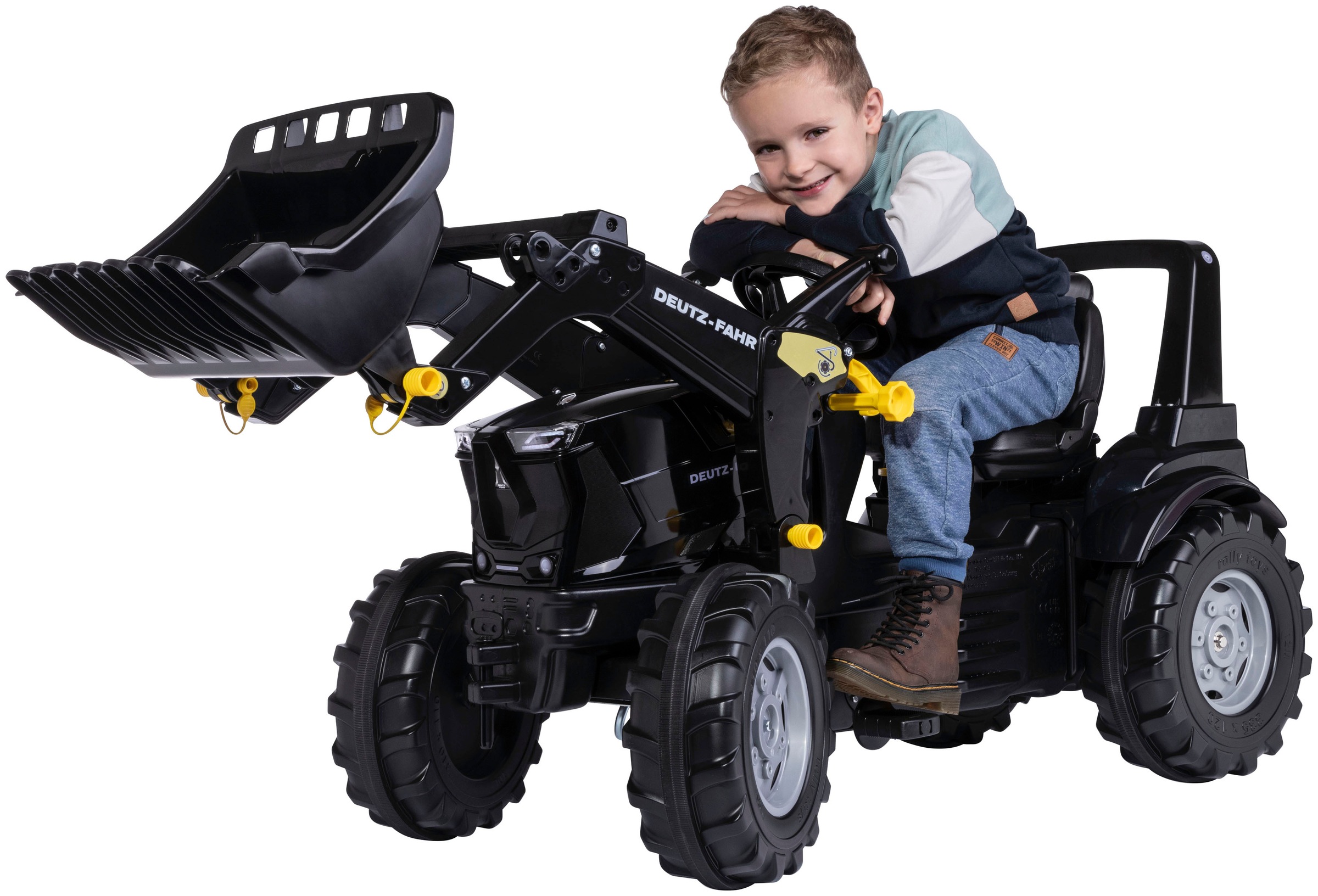 rolly toys® Trettraktor »rollyFarmtrac Premium II DF 8280 TTV Warrior« mit Frontlader, BxTxH: 150x54x75 cm