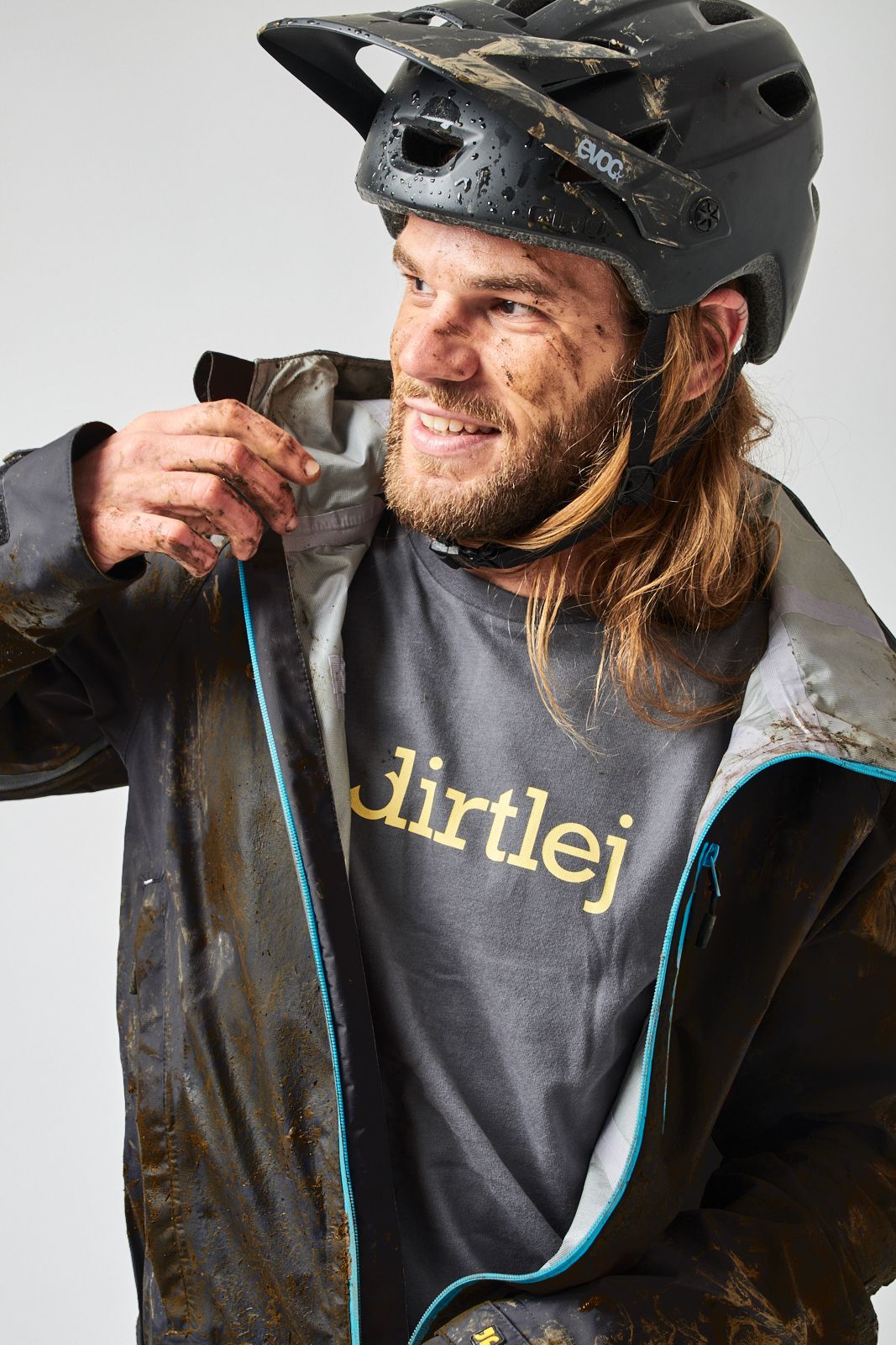 Dirtlej Dirtsuit Prime Edition heldragt med lange ben Sort
