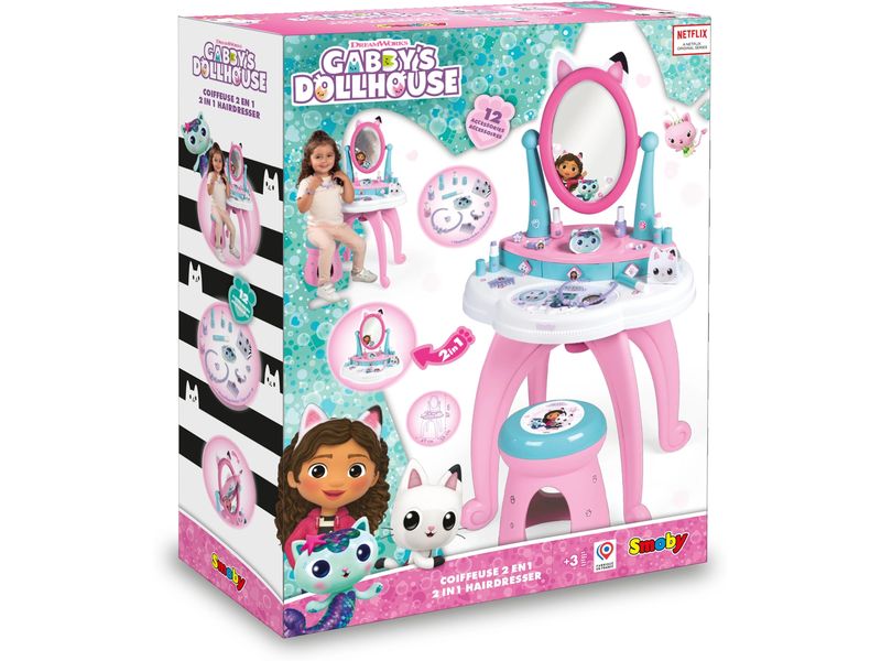 Smoby Beauty Gabbys Dollhouse Friseursalon Beauty-Set