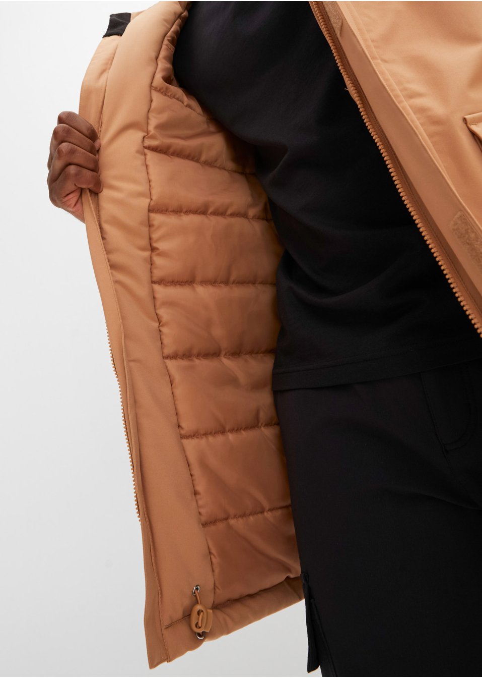 Veste outdoor thermo hybride avec doublure matelassée