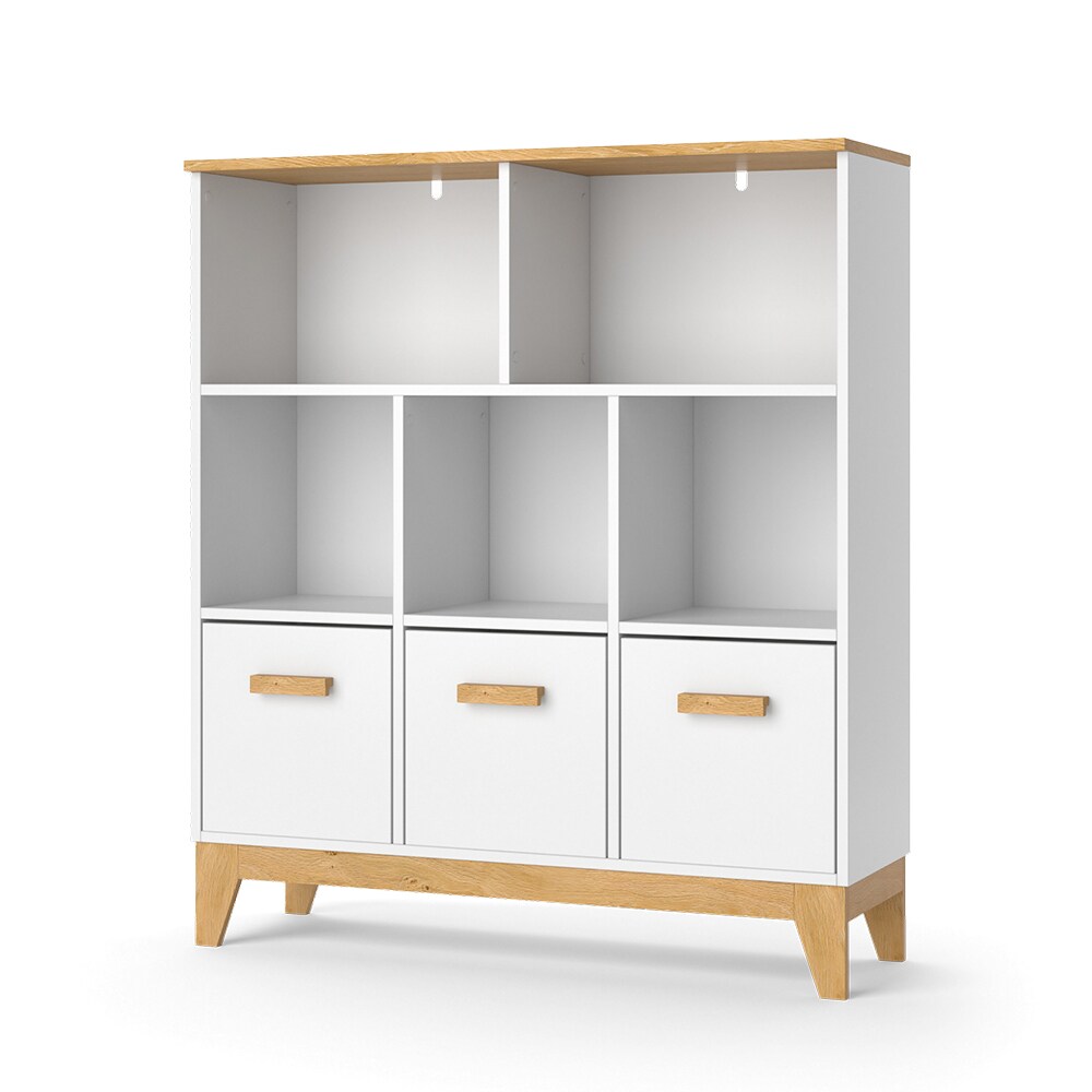 Vitalispa Organizer Malia Weiß Eiche 98 x 113 cm Kinderzimmer Regal