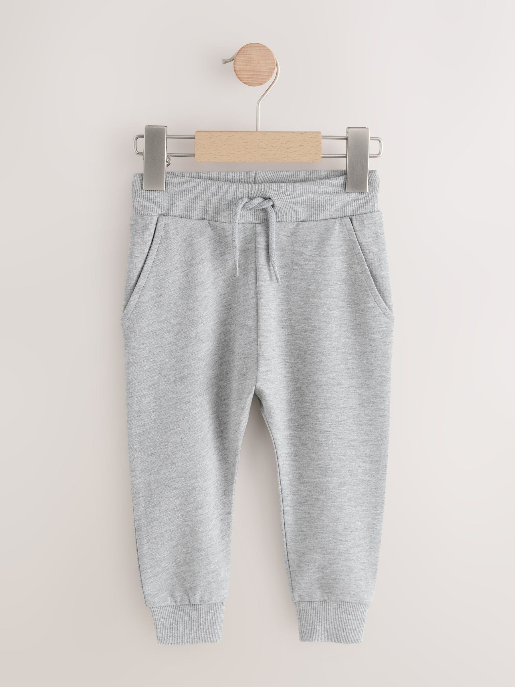 Grijs gemêleerd - Klassieke jersey joggingbroek (3mnd -7jr)