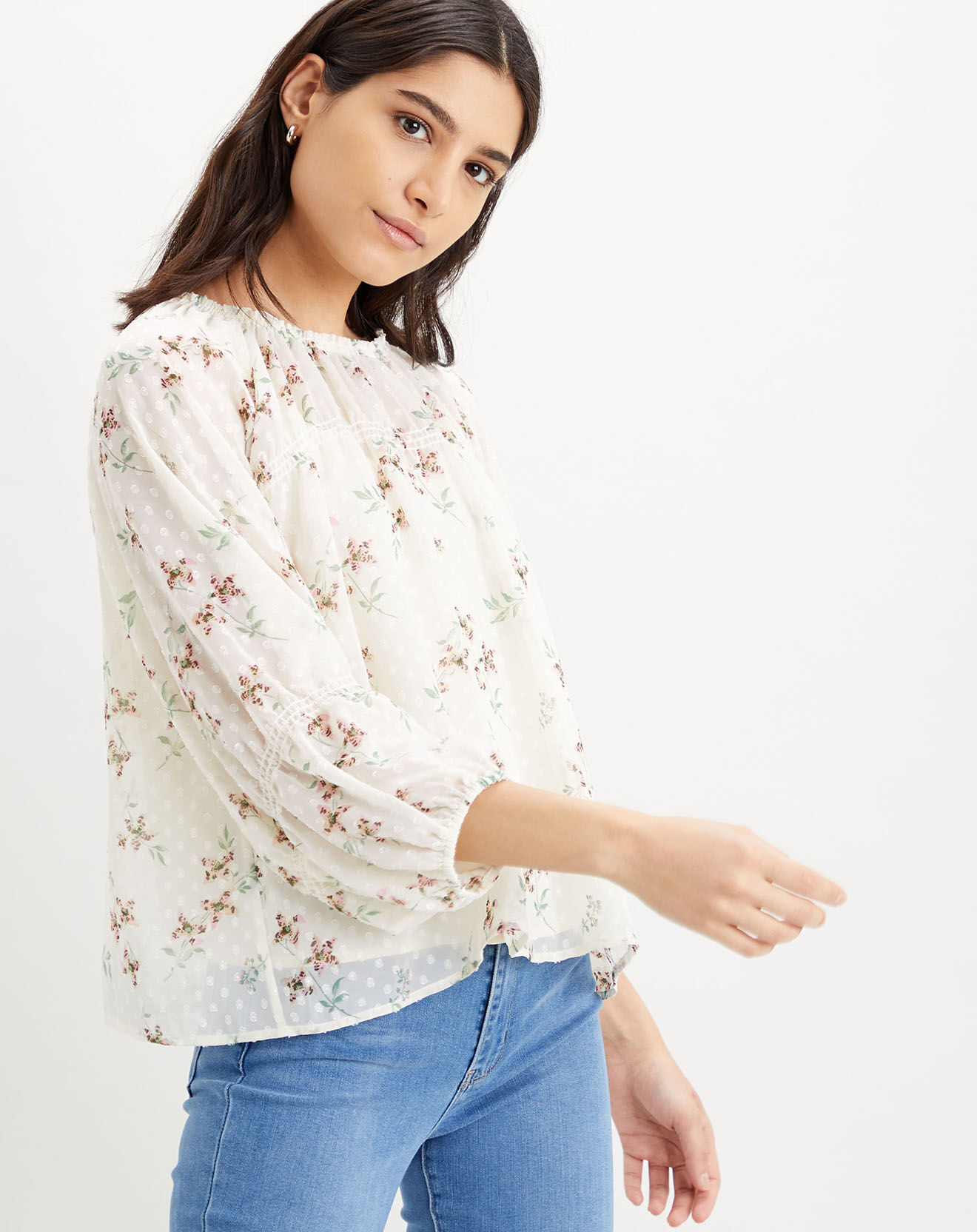 Levi's® Blouse Dhalia à fleurs écrue
