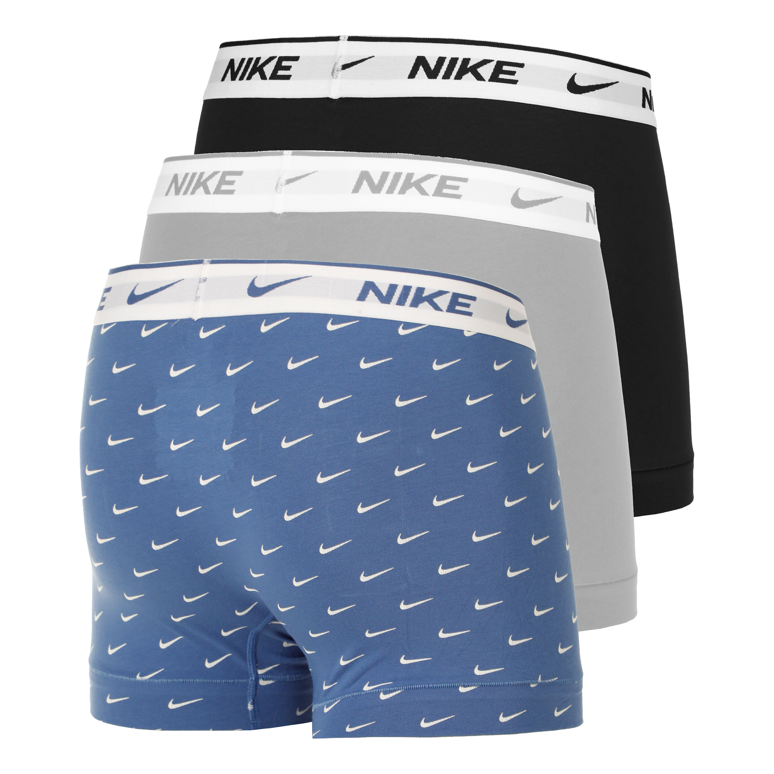 Nike Everyday Cotton Stretch Caleçon Pack De 3 Hommes - Multicouleur