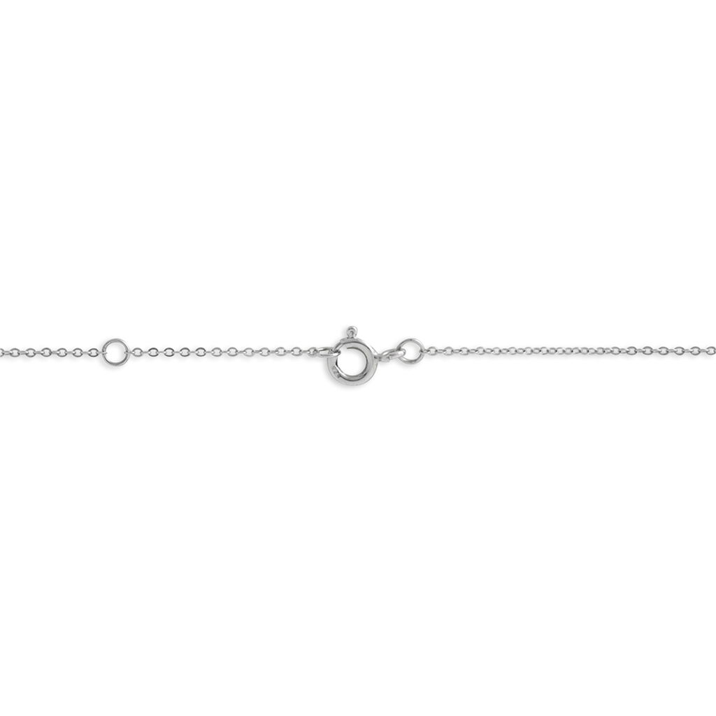 Collier Annae Argent Blanc Oxyde De Zirconium