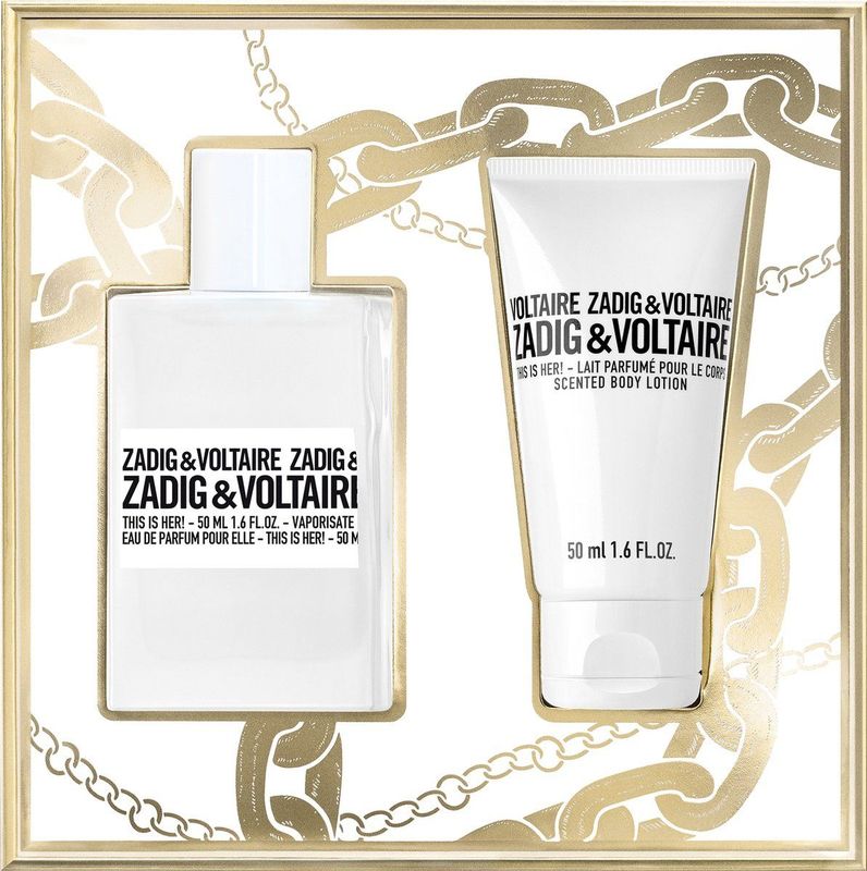 Zadig & Voltaire - This Is Her! - Giftset - 50ml Eau de Parfum en 50ml Body Lotion