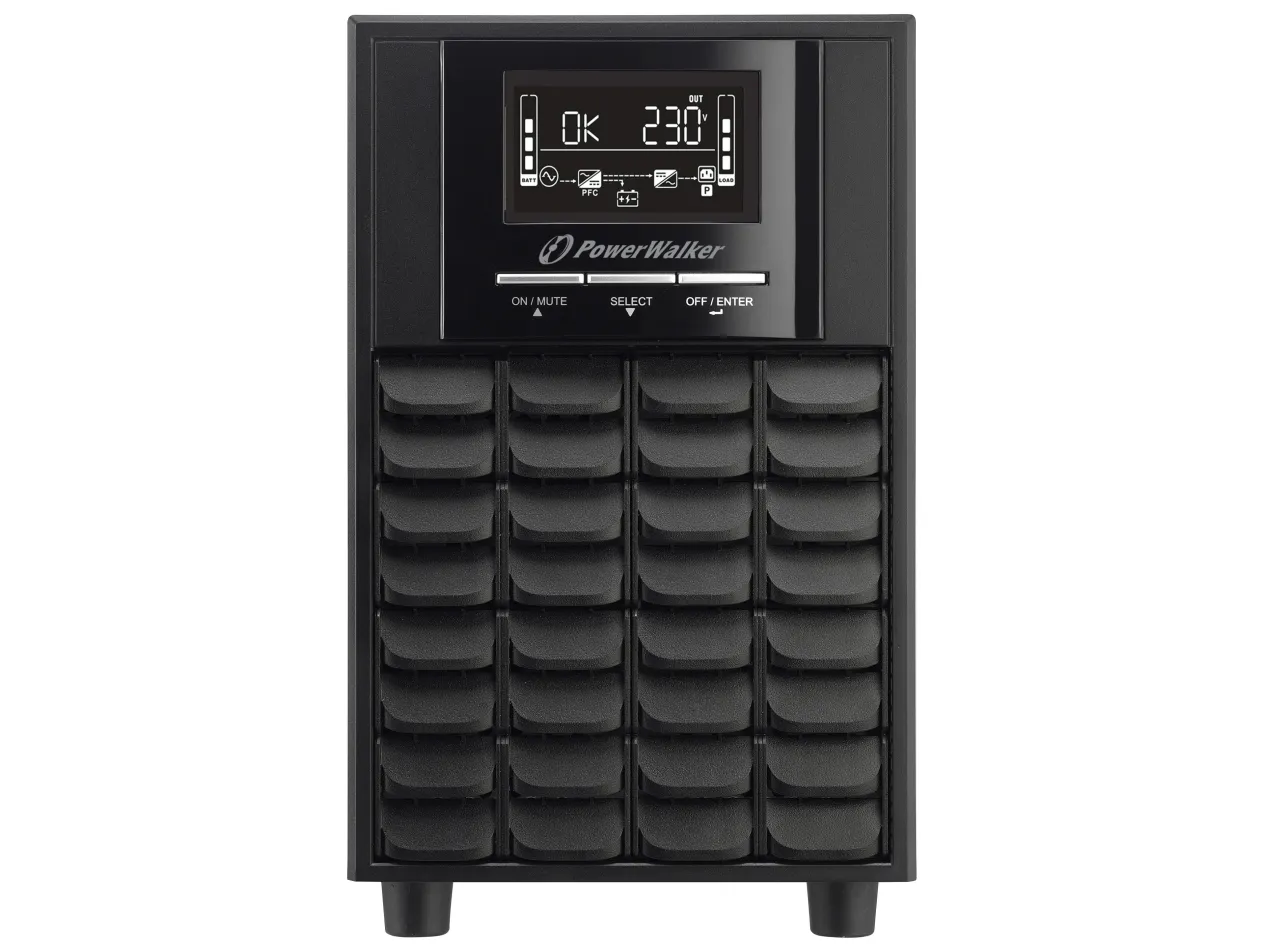 PowerWalker VI 1000 CSW - UPS - AC 170 - 280 V - 600 Watt - 1000 VA - 10 At - USB - output-stikforbindelser: 4