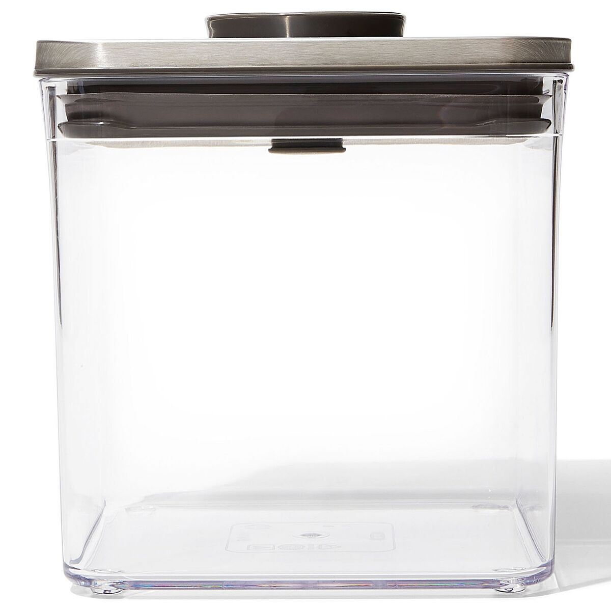 POP Firkantet Steel Beholder, 2,6 liter