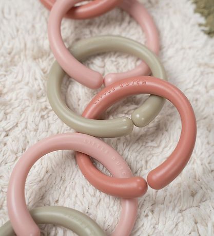 Little Dutch Oph?ngsringe - 12-pak - Pink