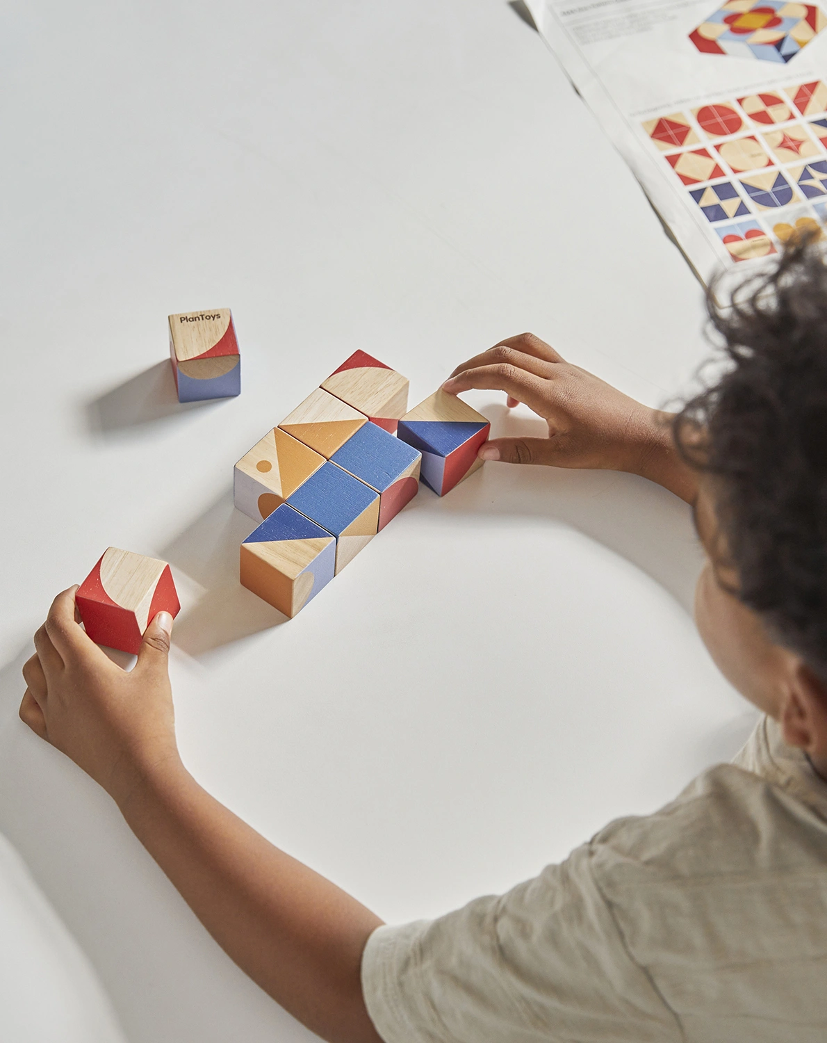 Würfelpuzzle GEO Teile