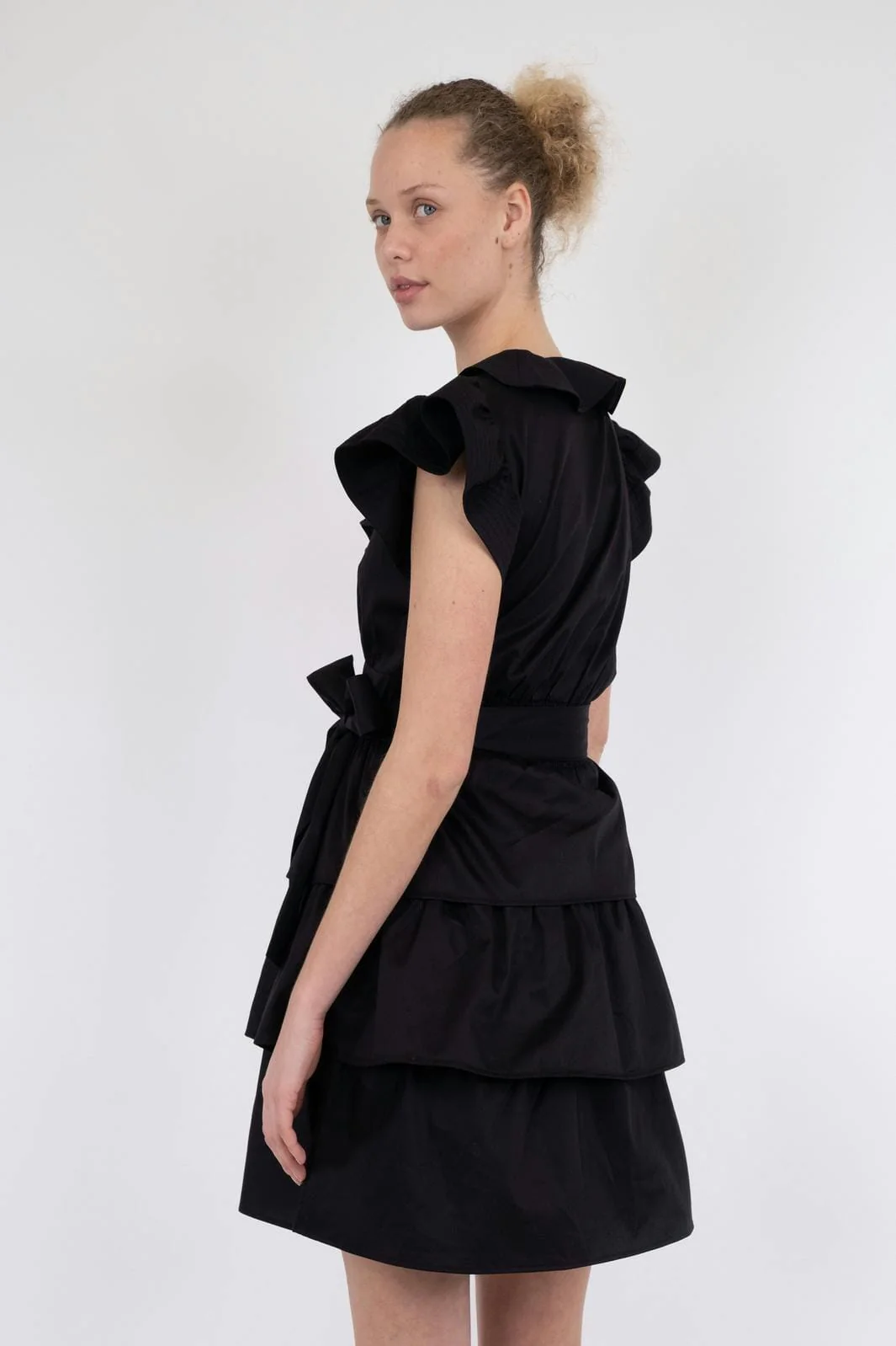 Neo Noir Lia Cotton Satin Dress