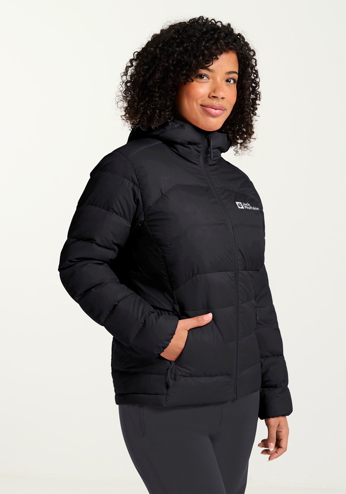 Jack Wolfskin Daunenjacke »ATHER DOWN HOODY W RDS« mit Kapuze