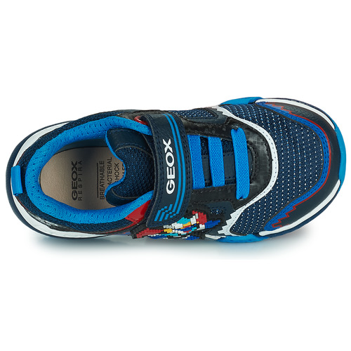 Geox - J BAYONYC BOY A - Bleu / Rouge