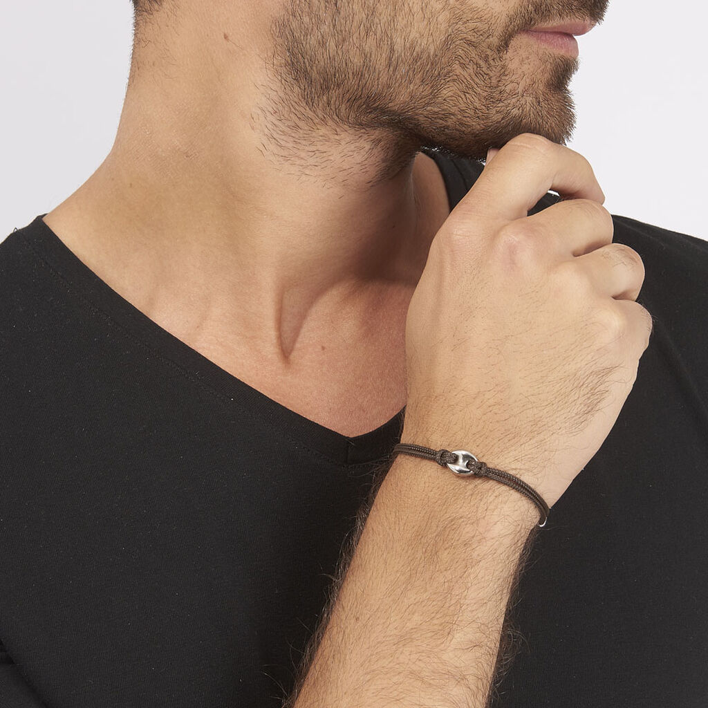 Bracelet Fabrice Acier Blanc