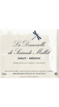 La Demoiselle de Sociando-Mallet Second Vin de Sociando-Mallet 2019 Haut-Médoc Rouge