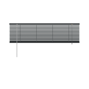 GAMMA aluminum jaloezie 25 mm antraciet (kleurnr. 226) 120x250 cm (bxh)