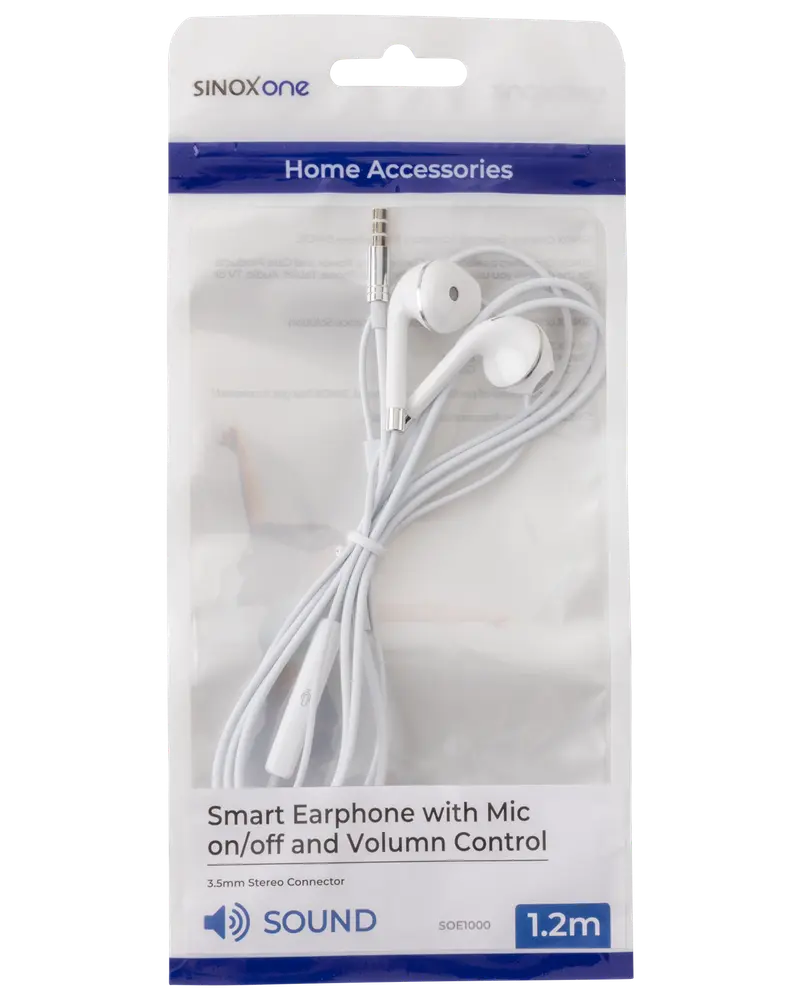 SinoxOne Høretelefoner in-ear med mikrofon