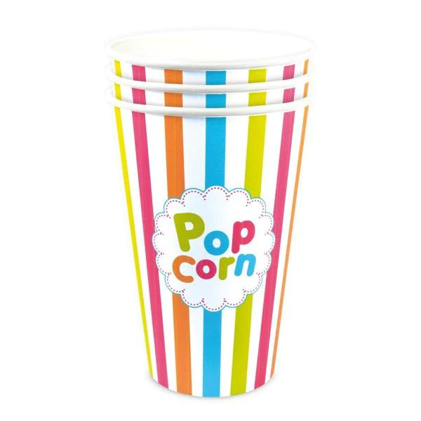 3 Gobelets Pop-Corn 45 cl Scrapcooking