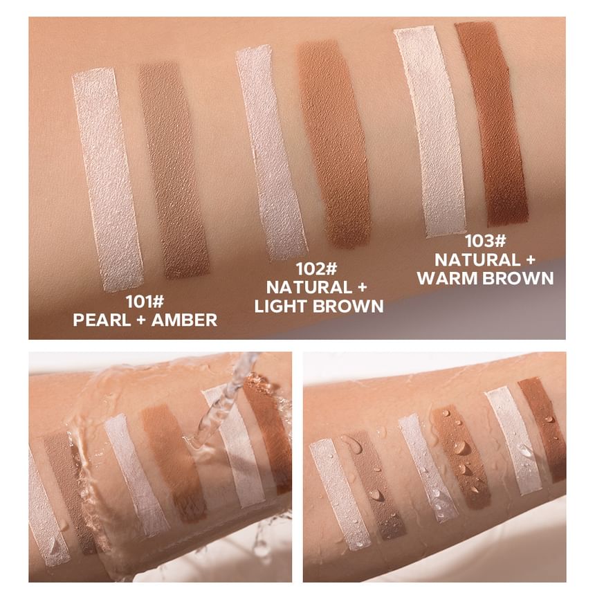 BEAUTY GLAZED - Highlighter & Contour Dubbelkoppige Stick - 3 tinten