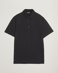 Stenströms Supima Cotton Polo Shirt Black
