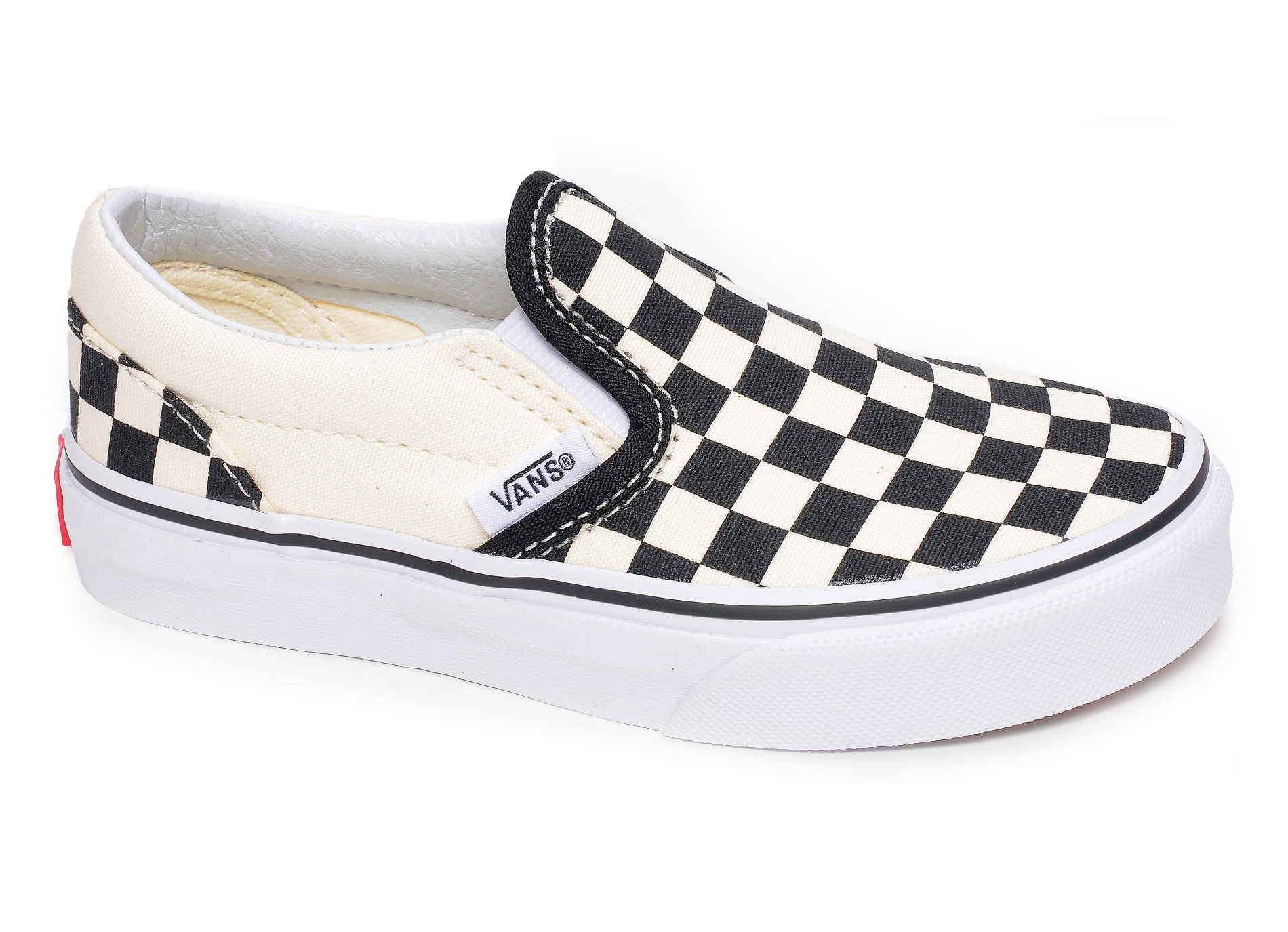 Uy clasic slip on noir blanc