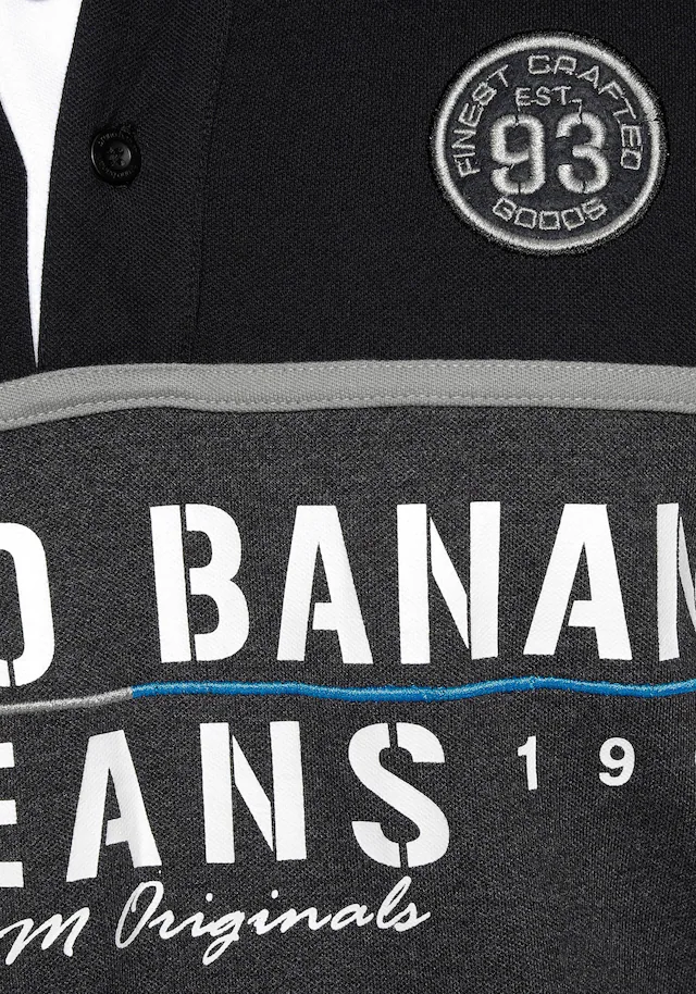 Bruno Banani Poloshirt Kurzarm,  körpernahe Passform,  mit Polokragen