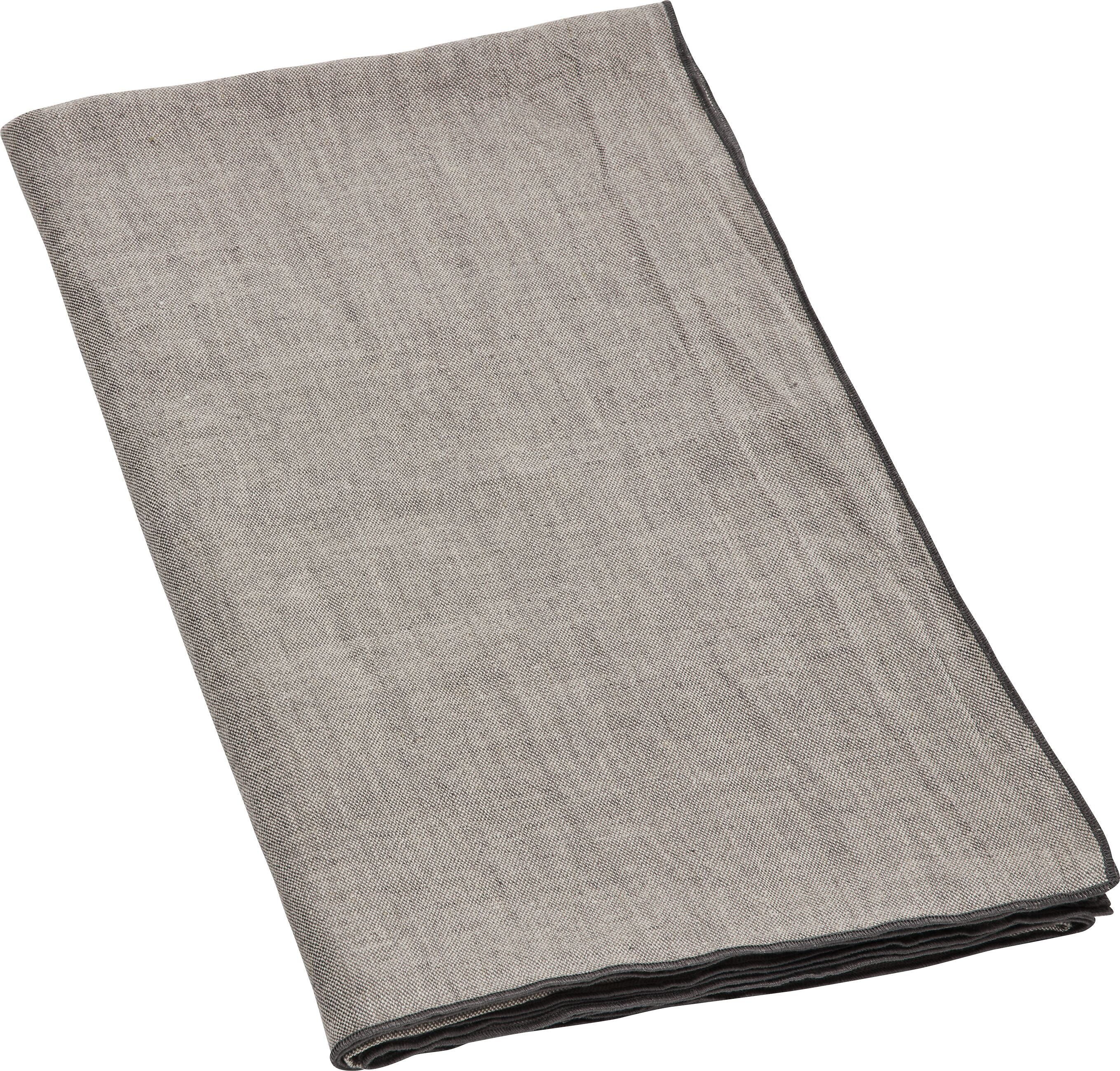 FLAX Tischdecke - Grau / B: 140.0 cm x T: 260.0 cm