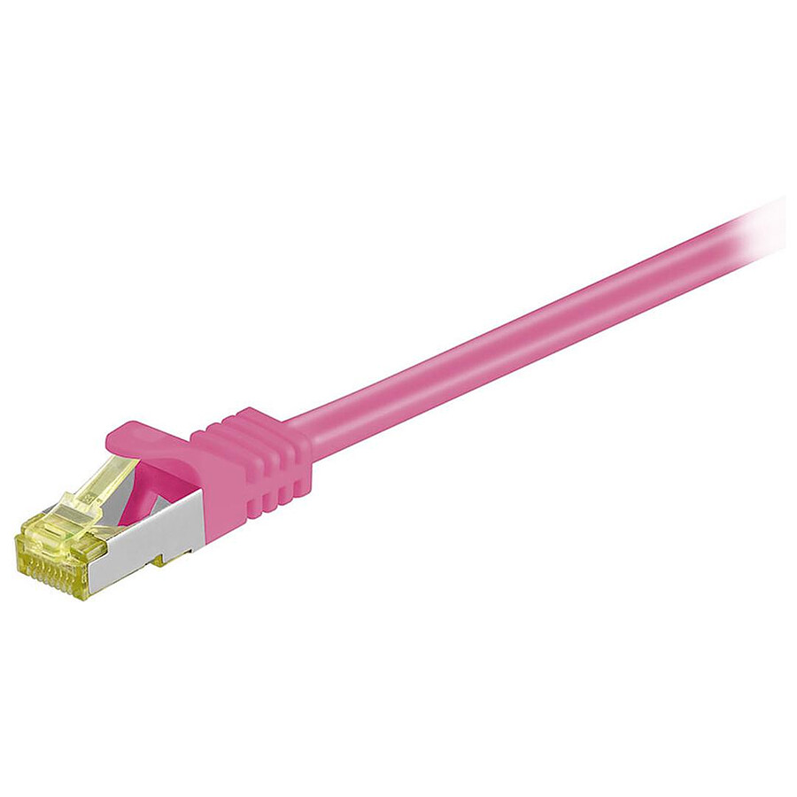 Cable RJ45 Cat 7 S/FTP (rose) - 1 m