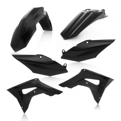 Kit plastiques Acerbis COULEUR NOIR - Noir