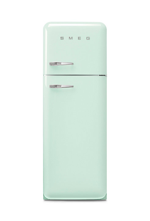 Réfrigérateur congélateur à poser ouverture droite Smeg FAB30RPG5 222L / 72L vert d'eau