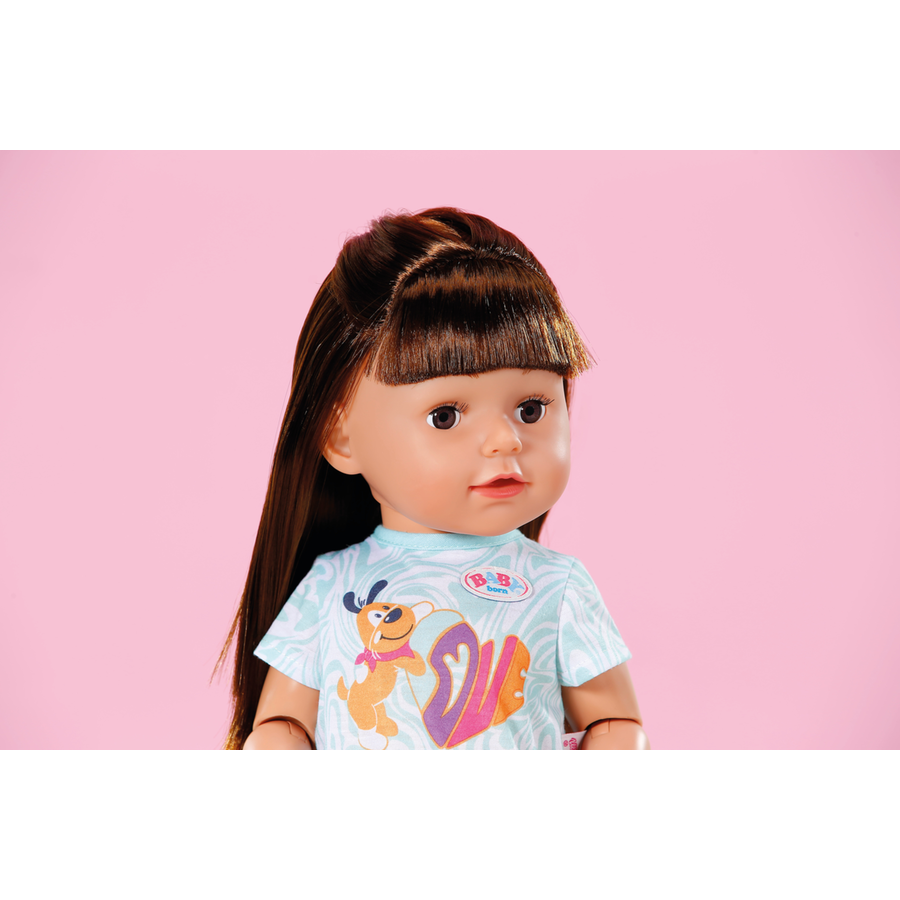 Zapf BABY born® Sister Style & Play brunette 43 cm