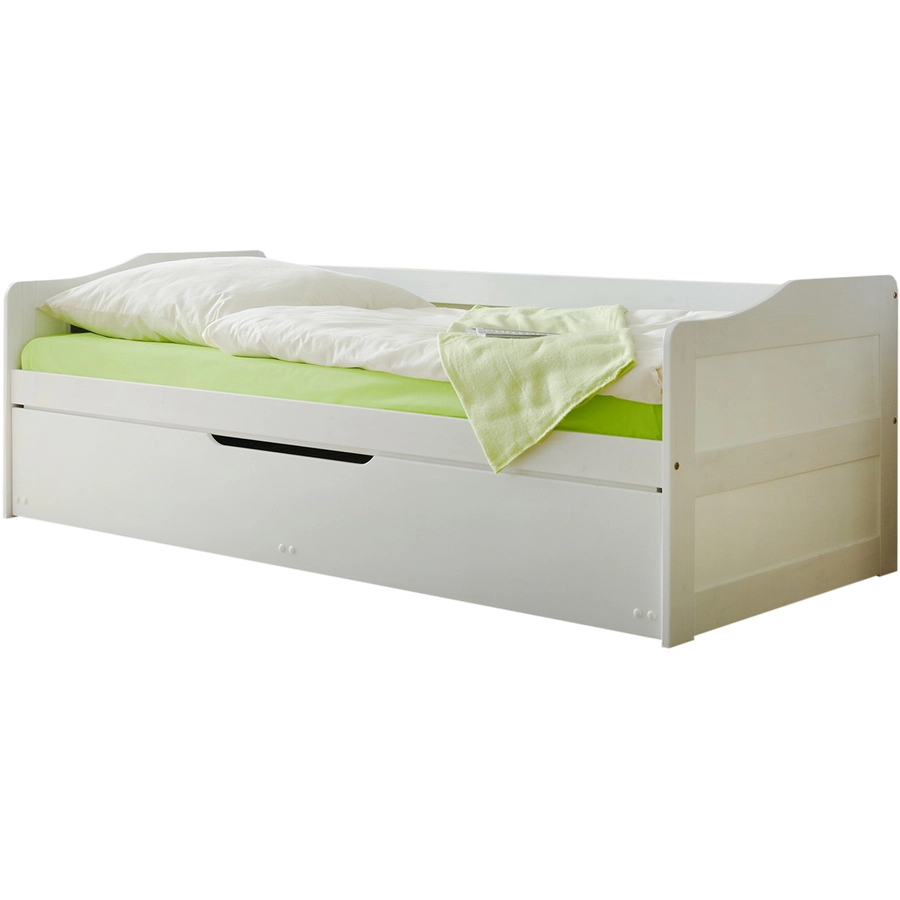 TICAA Sofabett Marianne Kiefer Weiß Weiß