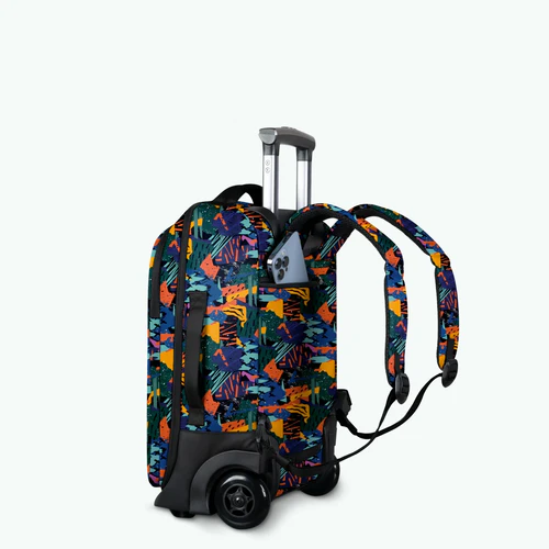Valise souple 2 roues XS Boulogne bleu
