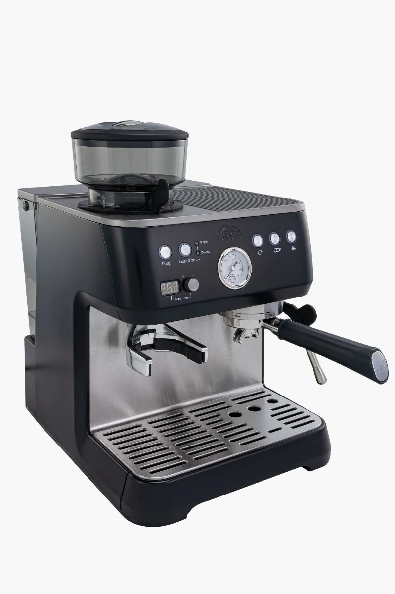Solis Grind & Infuse Perfetta Schwarz Matt