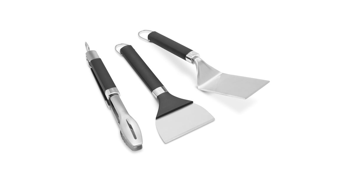 WeberDraagbare gereedschapsset voor de Plancha spatel  (Roestvrij staal/zwart)