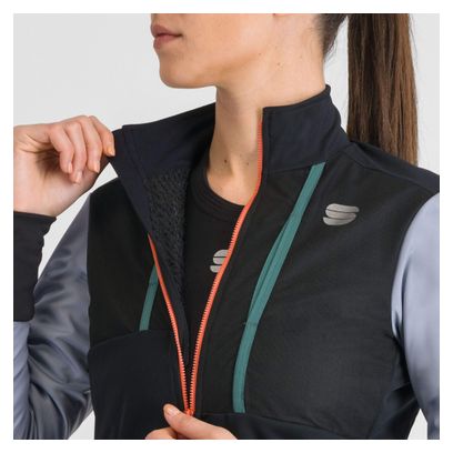 Veste Manches Longues Femme Sportful Supergiara Noir/Violet