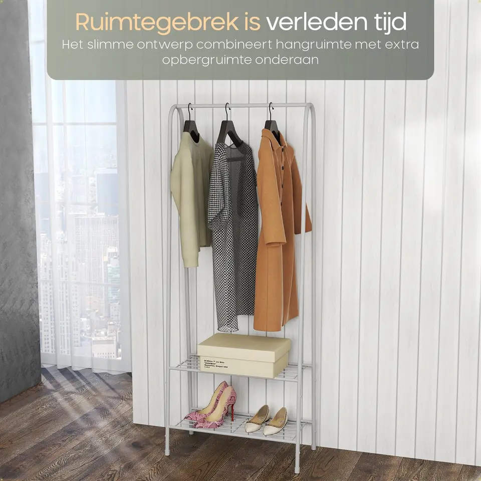 O'DADDY Kledingrek Staand - Garderoberek met Kledingstang