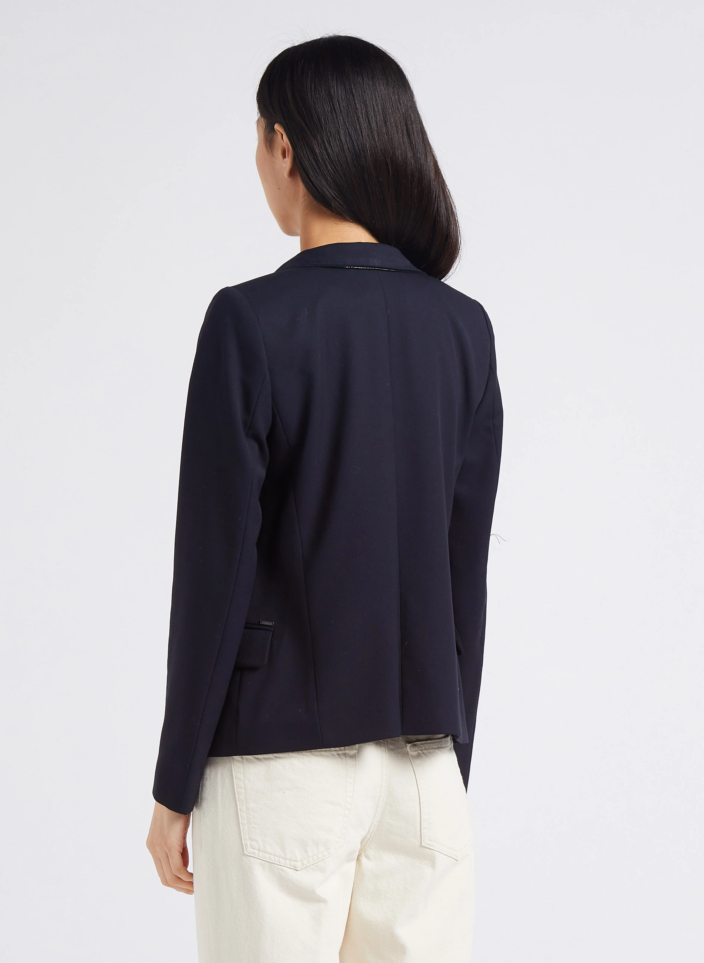 Veste de tailleur ajustée | Bleu