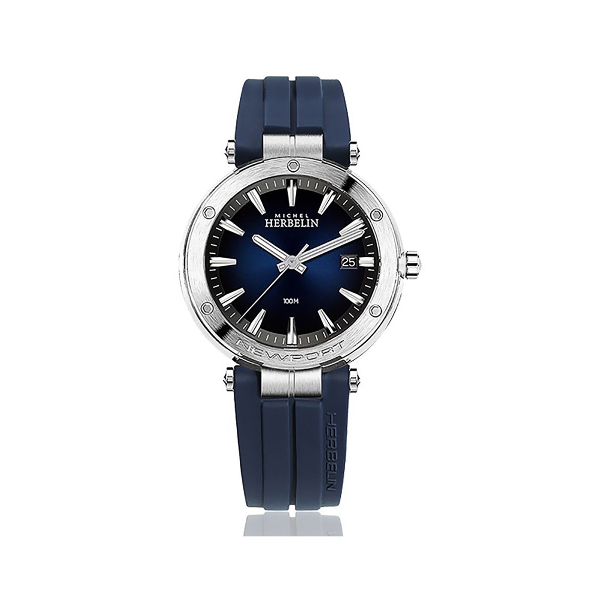 Montre Herbelin Newport silicone bleu