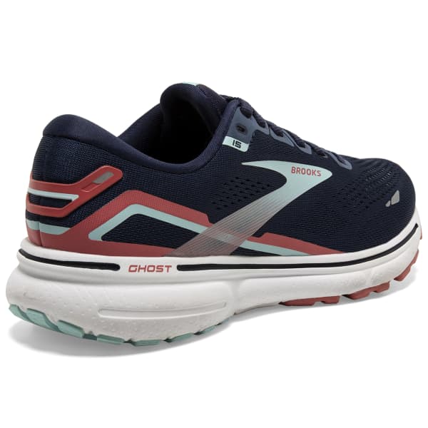 Chaussure running BROOKS GHOST 15 W PEACOAT/CANAL BLUE/ROSE